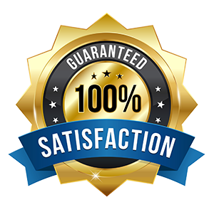 100% Customer Satisfaction Guaranteed! We Aim to Exceed Your Expectations!